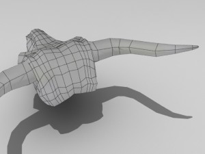 cow skull 3D Модель
