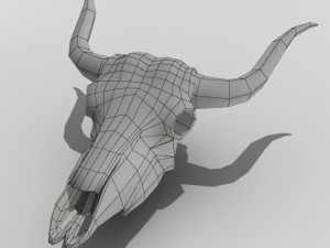 cow skull 3D Модель