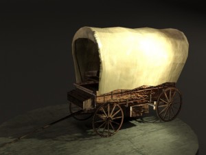 old wagon 3D Model