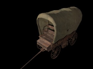 old wagon 3D Model