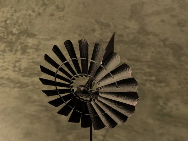 풍차 3D 모델 .c4d .max .obj .3ds .fbx .stl .blend 