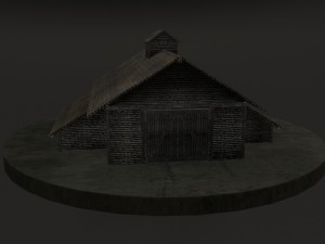 farm barn 3D Модель