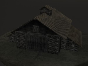 farm barn 3D Модель