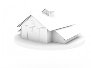 farm barn 3D Модель