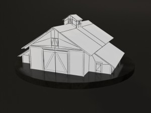 farm barn 3D Модель
