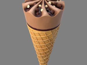 ice cream cone Modèle 3D