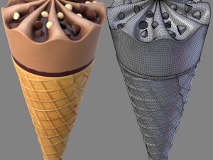 ice cream cone 3D Model