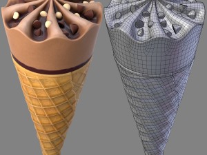 ice cream cone 3D Model