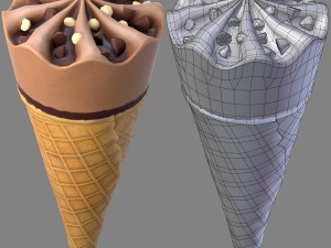 ice cream cone 3D Model