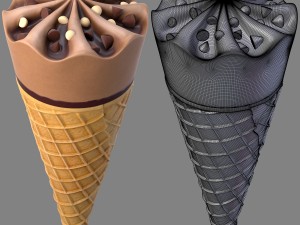 ice cream cone 3D Model