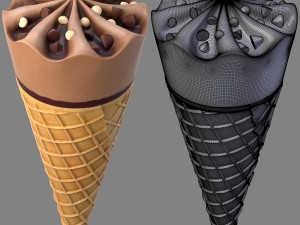 ice cream cone 3D Model