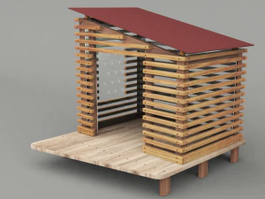 dog house project - house 01 3D Model