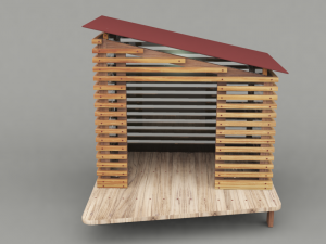 dog house project - house 01 Model 3D