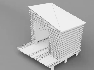 dog house project - house 01 3D Model