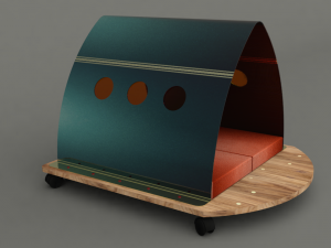 dog house project - house 02 3D Model