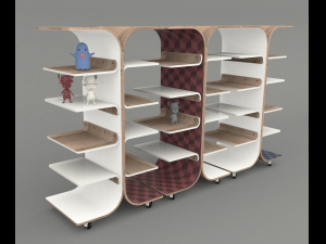 book case tonton 3D Model