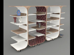 book case tonton 3D Model