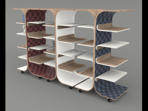 book case tonton 3D Model