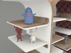 book case tonton 3D Model