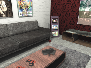 set modern design furniture 3D Модель