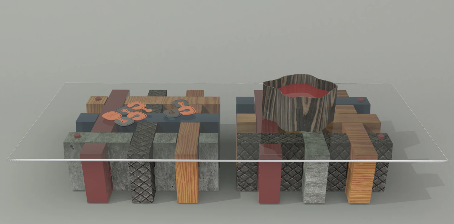 map coffee table 3D Model .c4d .max .obj .3ds .fbx .stl .blend 