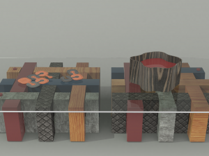map coffee table 3D 모델