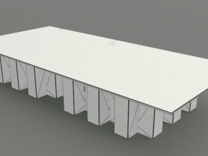 map coffee table Modelo 3D