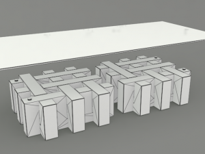 map coffee table Modelo 3D