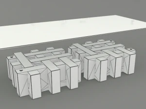 map coffee table 3D Model