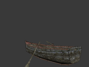 rowboat 3D मॉडल
