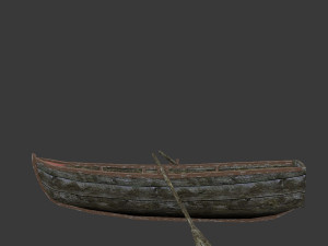 rowboat 3D मॉडल