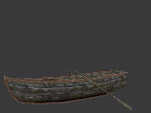 rowboat 3D मॉडल