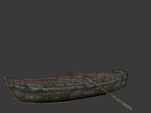 rowboat 3D मॉडल