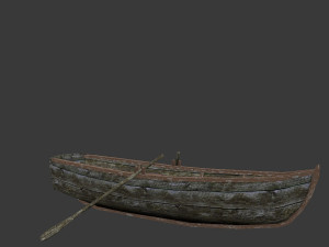 rowboat 3D मॉडल