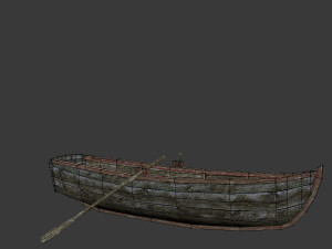rowboat 3D मॉडल