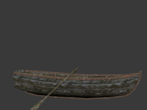 rowboat 3D मॉडल