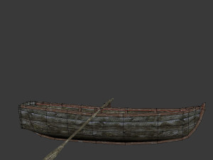 rowboat 3D मॉडल