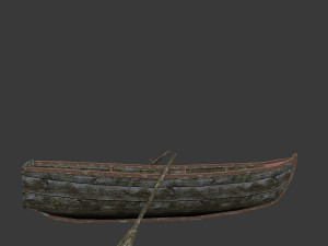 rowboat 3D मॉडल