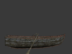 rowboat 3D मॉडल