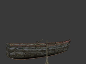 rowboat 3D मॉडल