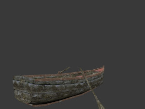 rowboat 3D मॉडल