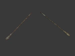 barca a remi Modello 3D