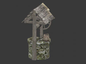 lowpoly well 3D Model