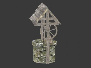 lowpoly well 3D Model