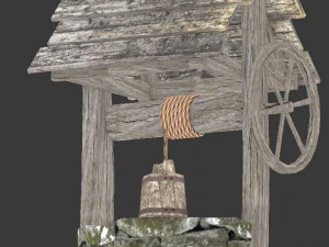 lowpoly well 3D Model