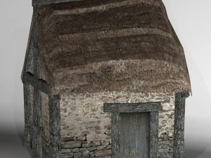 rumah jerami dengan variasi Model 3D