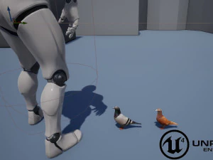 two pigeons 3D Model