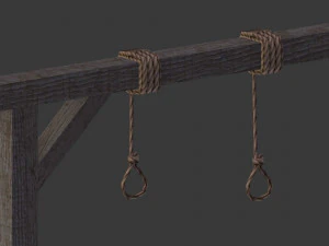 set of gallows 3D Model