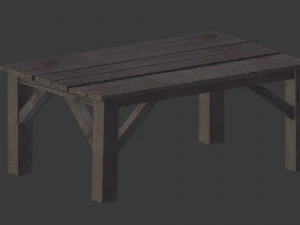 set of gallows 3D Model