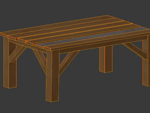 set of gallows 3D Model
